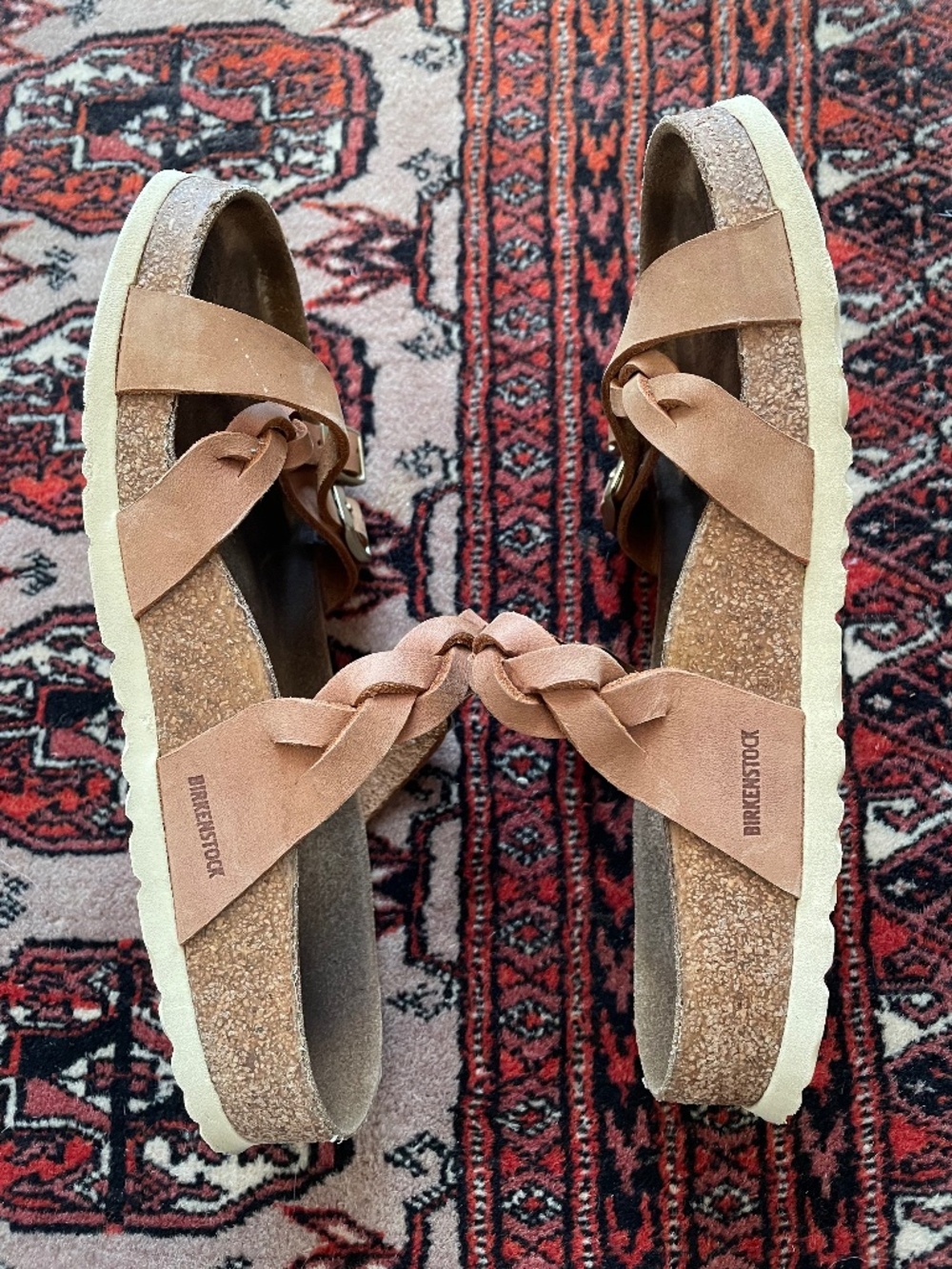 Birkenstock slides size 37 brown